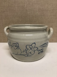 KRUKA, stengods, blå/vit, 1900-talets första hälft.