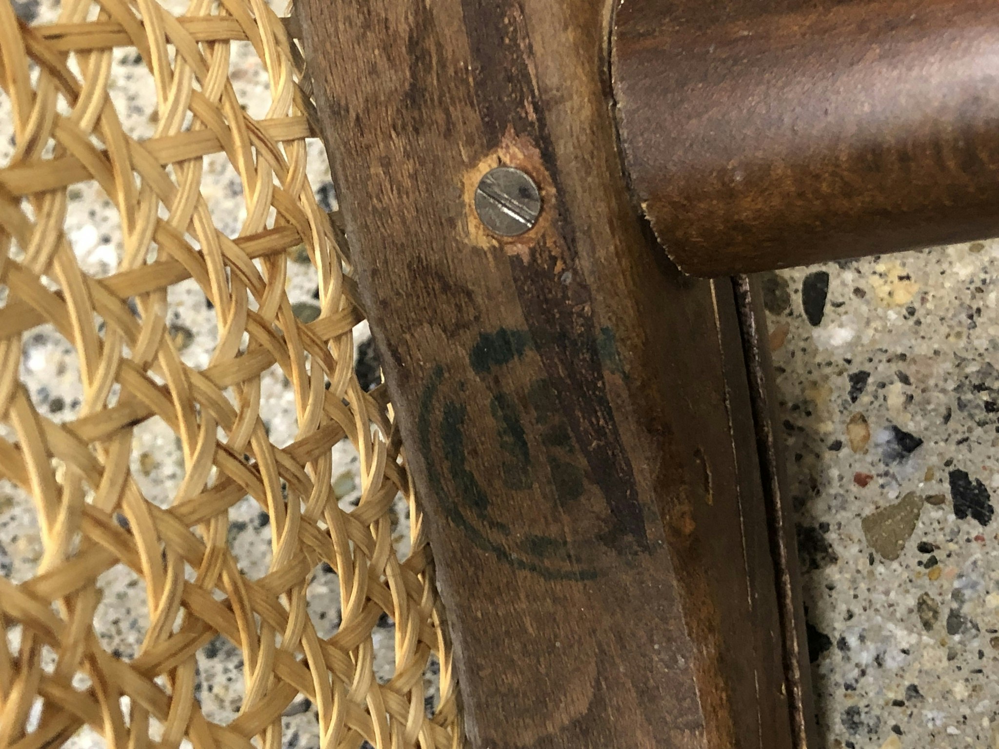 CHAIR, wood, Thonet style, 20th century.