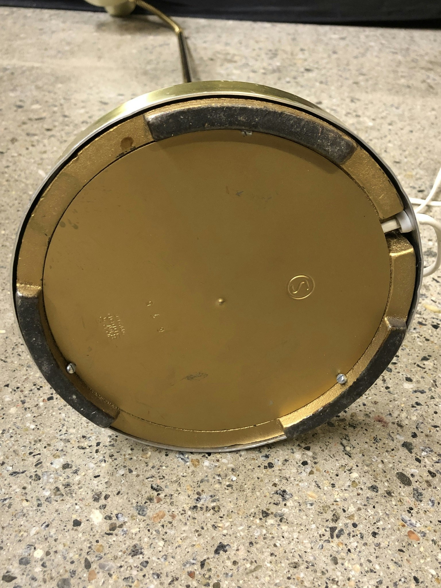 GOLVLAMPA, metall, EWÅ, Värnamo.