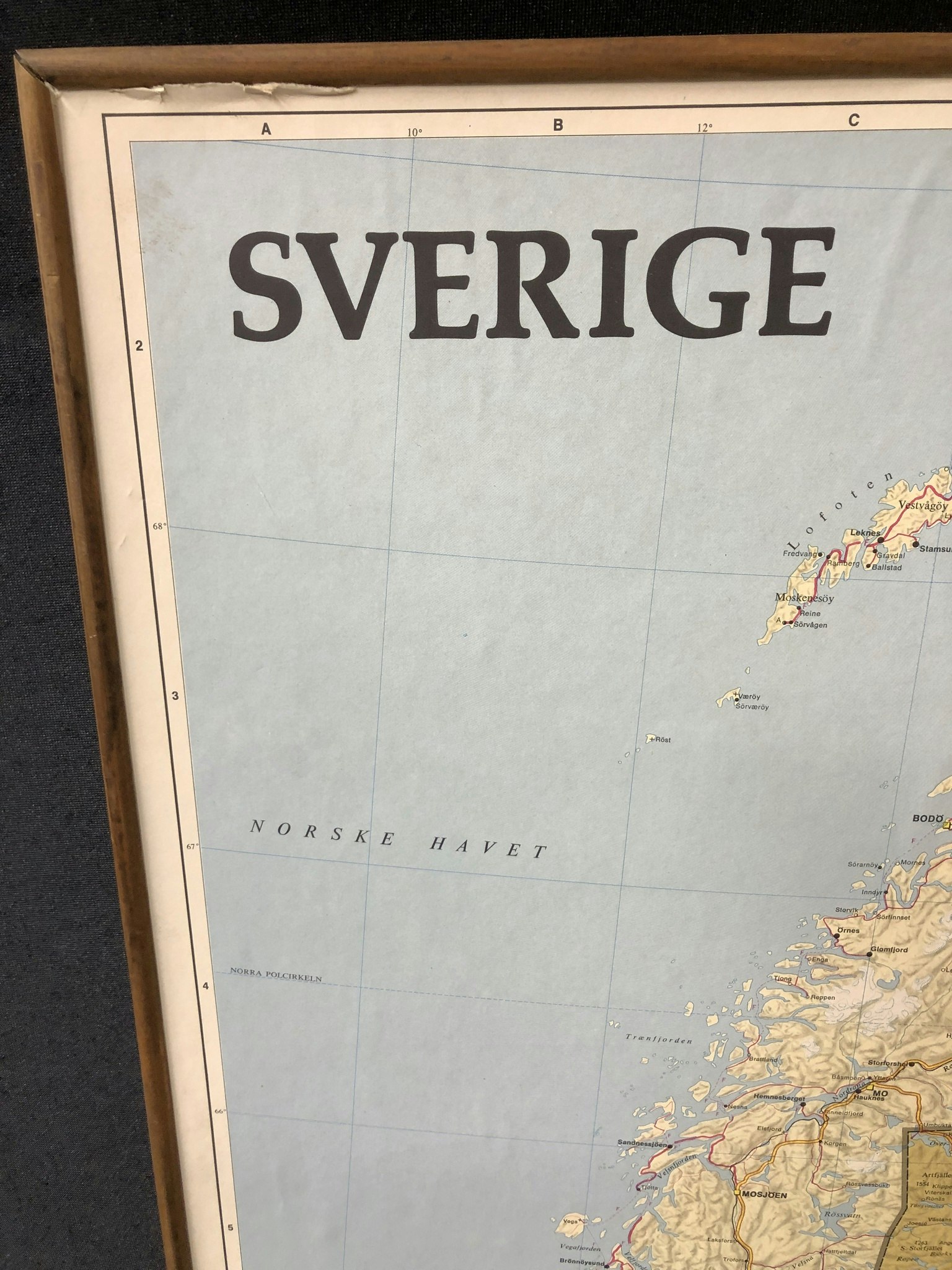 KARTA, Sverige, 1900-tal.