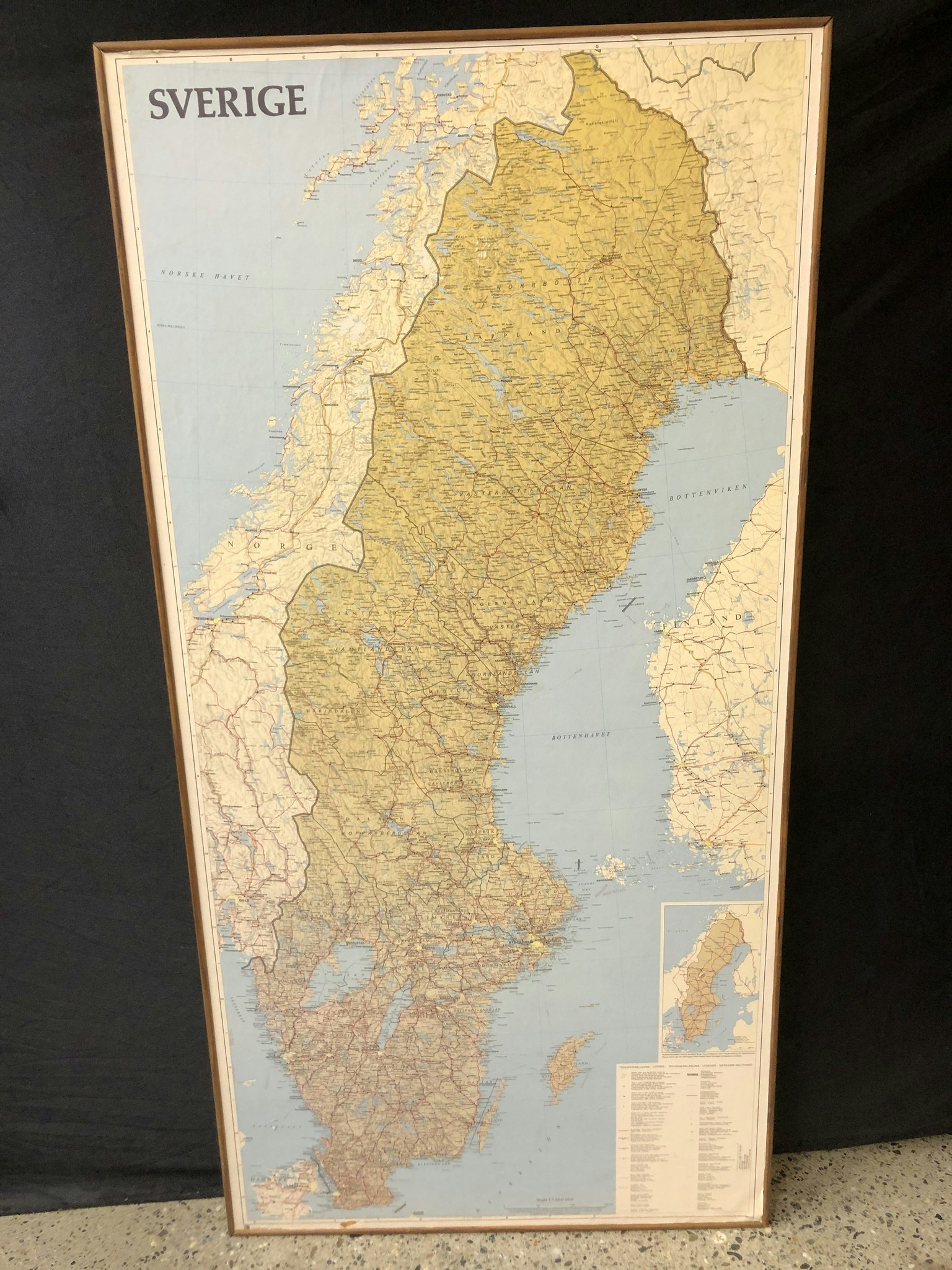 KARTA, Sverige, 1900-tal.