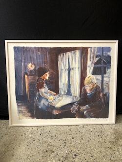 JOHAN LUNDGREN, litografi, signerad och numrerad 197/260.