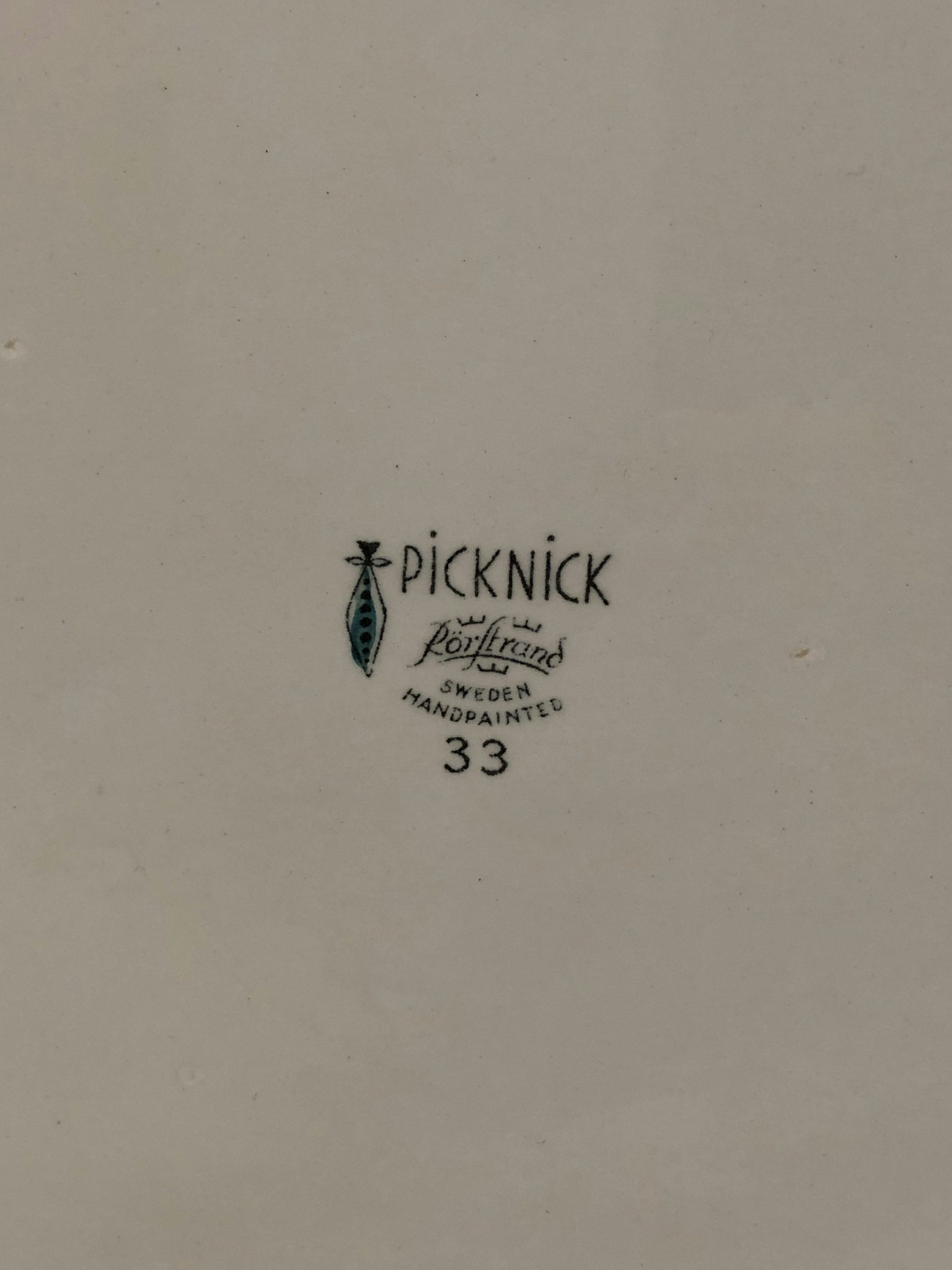 UNGSFORM/FAT, porslin, "Pick Nick, Marianne Westman, Rörstrand.