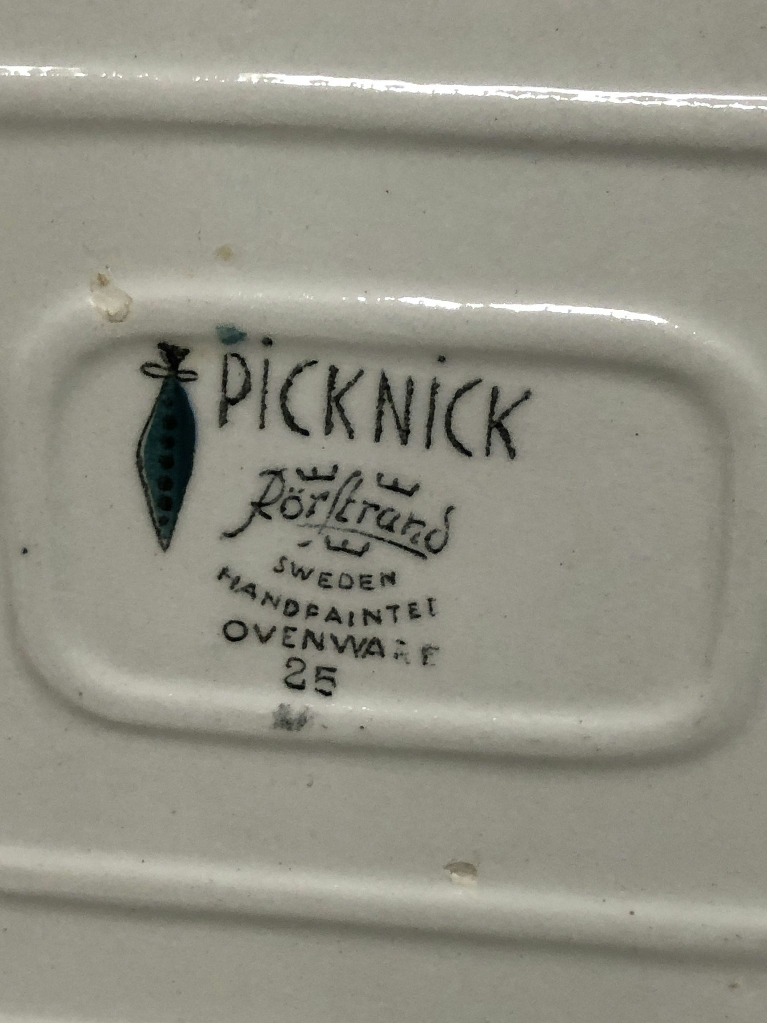 UNGSFORM/FAT, porslin, "Pick Nick, Marianne Westman, Rörstrand.