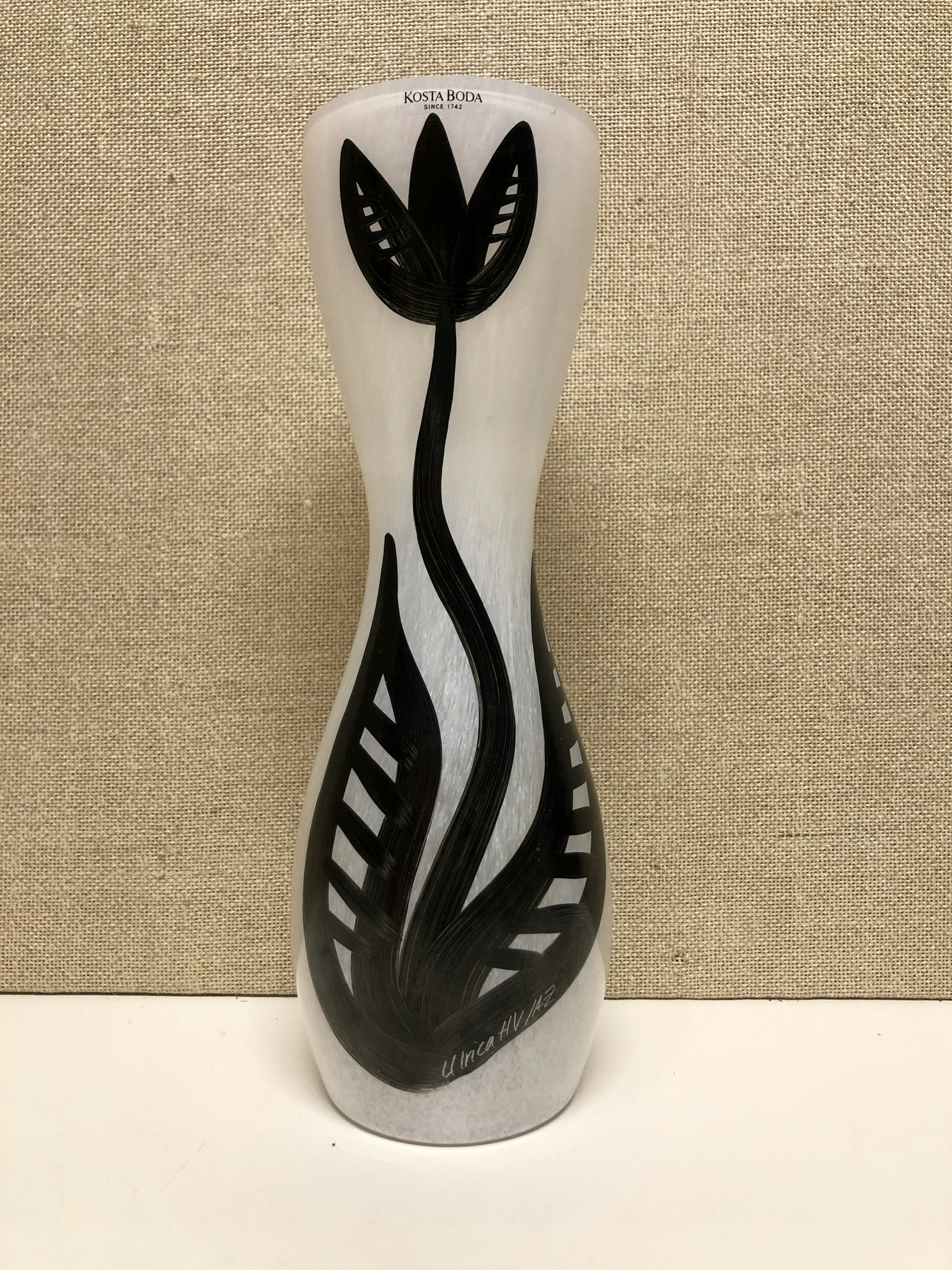 VASE, glass, Ulrica Hydman-Vallien, Kosta Boda
