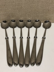 DRINKING SPOONS 6 pcs. stainless, Ikea, Japan.