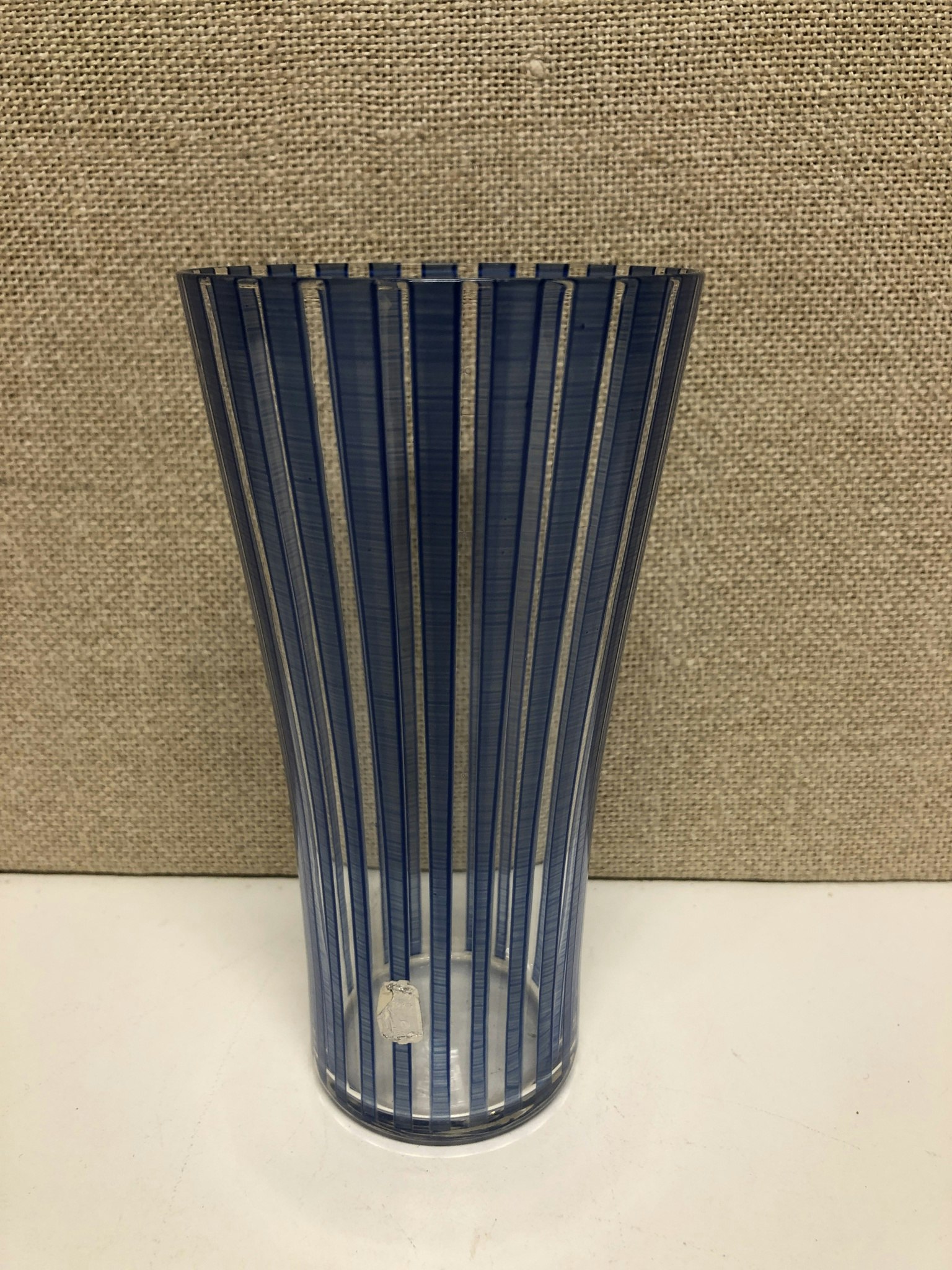 GLAS, Blått "Strikt" Bengt Orup, Johannesfors, 1950-tal.