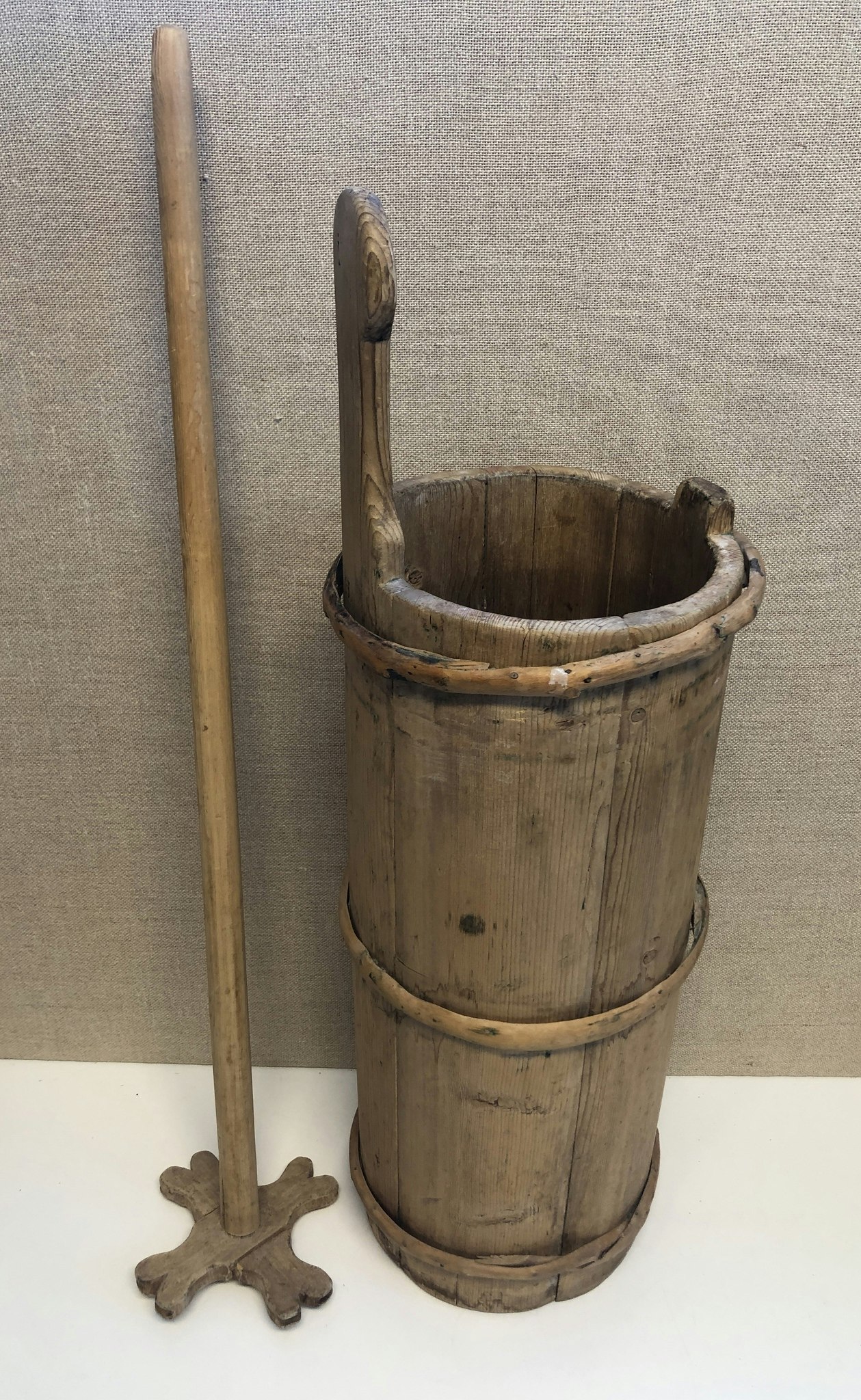 SMÖRKÄRNA, furu, allmoge, 1800-tal.