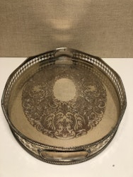 BRICKA, silver på koppar, 1900-talets andra hälft.