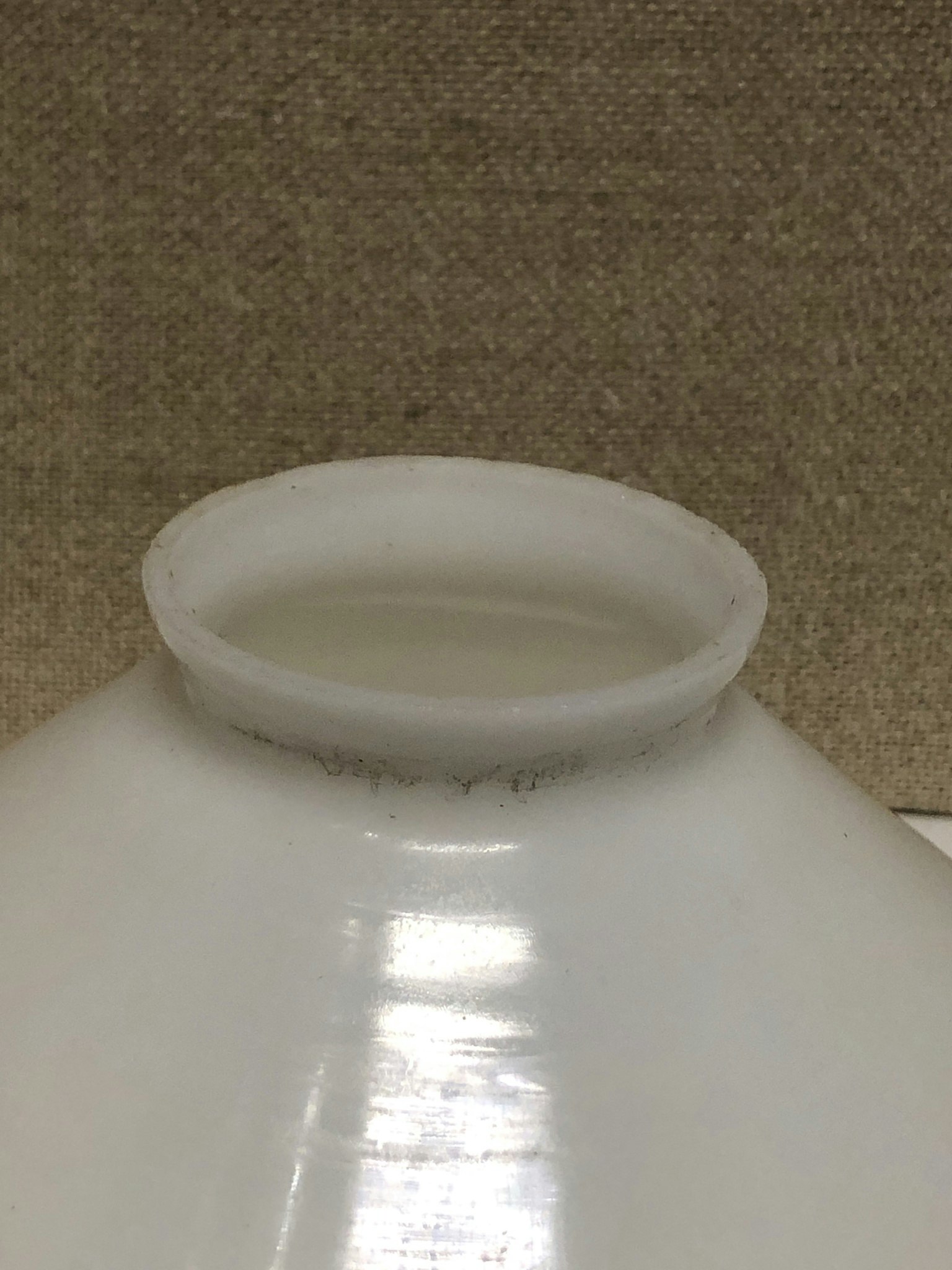 KUPA, skomakarlampa, glas, 1900-talets början.