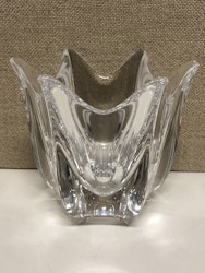 BOWL, crystal, Orrefors, Sweden.
