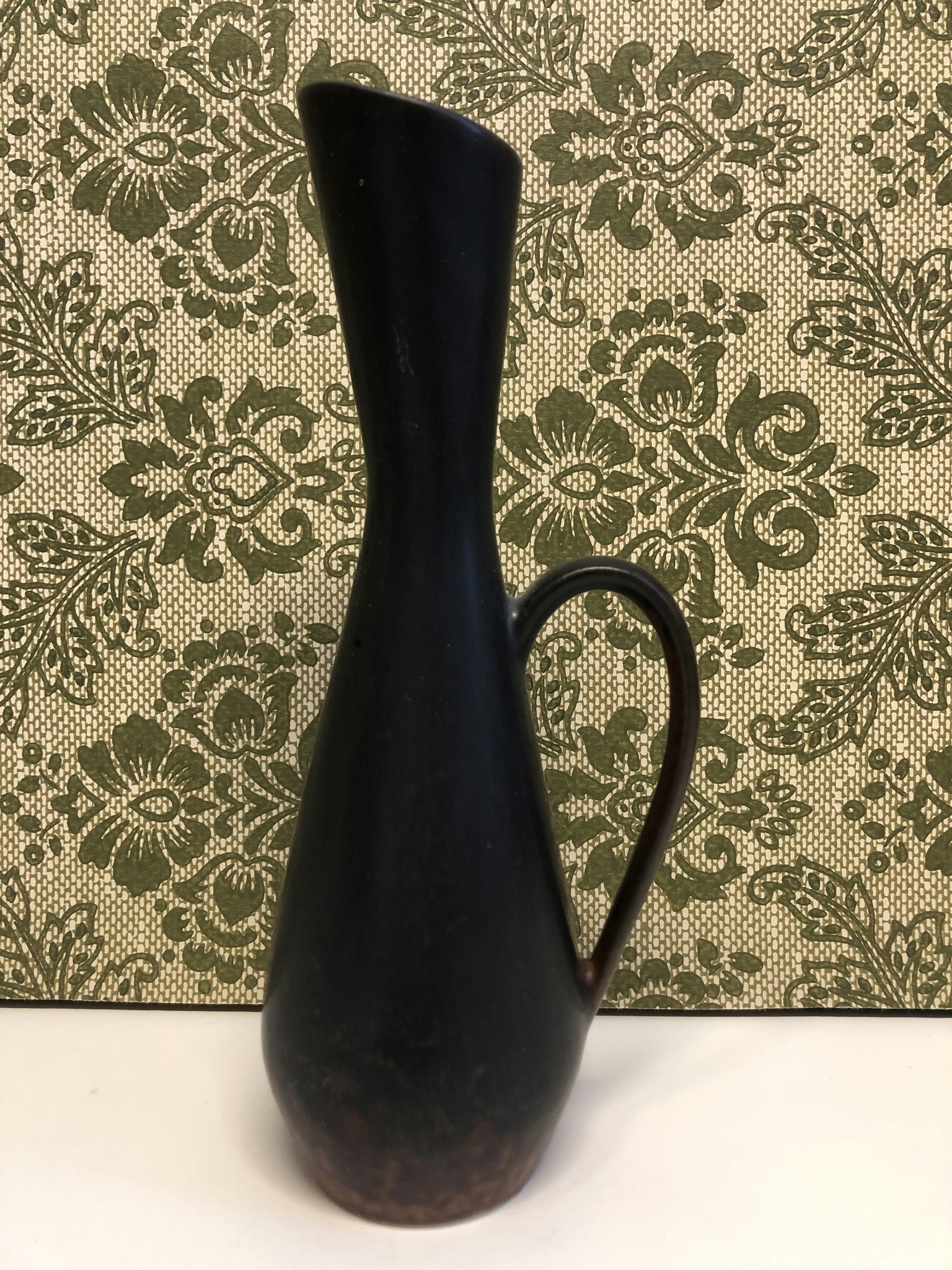 HAND VASE, stoneware, Carl Harry Stålhane, Rörstrand.
