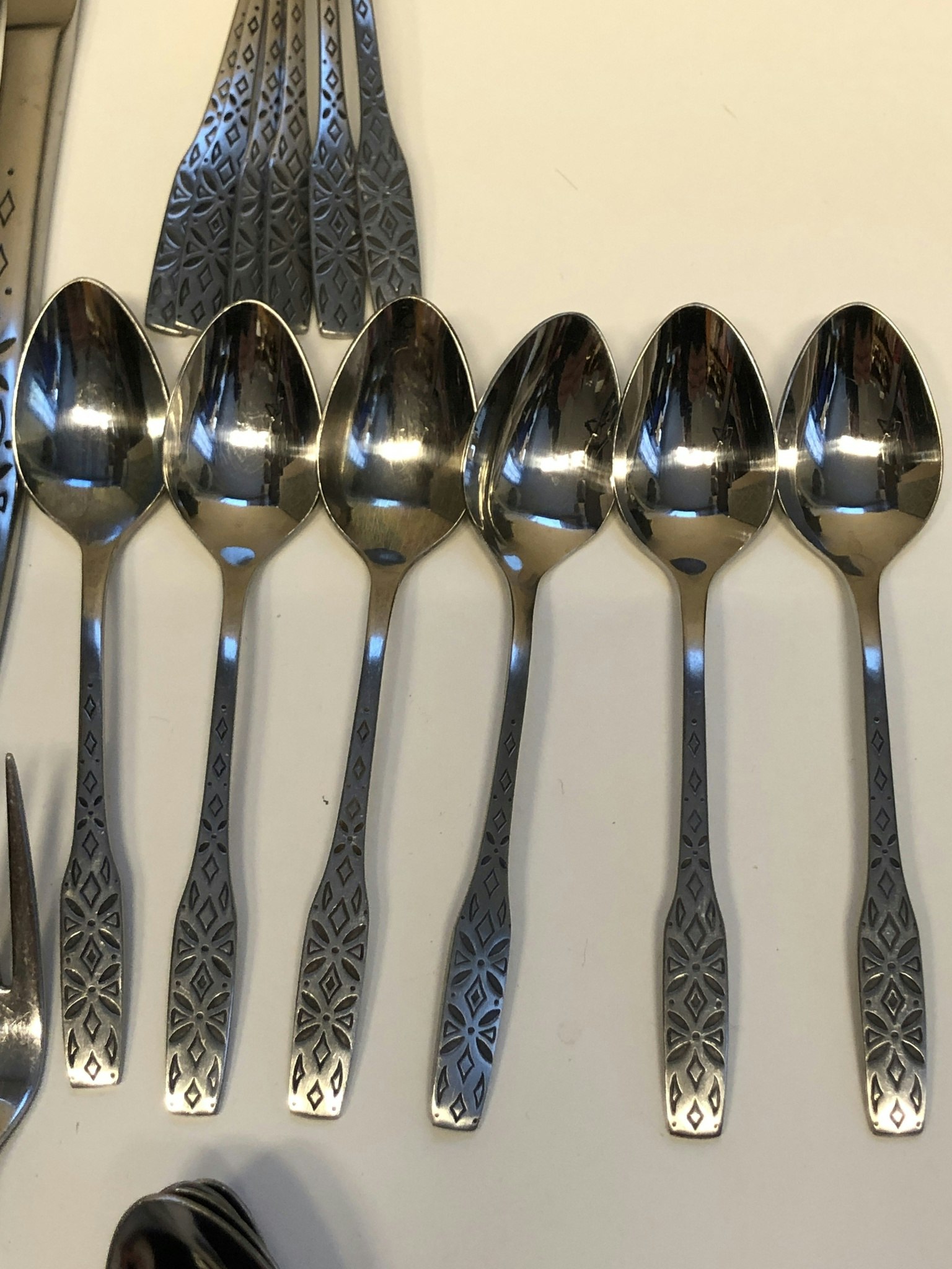 CUTLERY, 71 pieces, stainless steel, 1960s/70s.