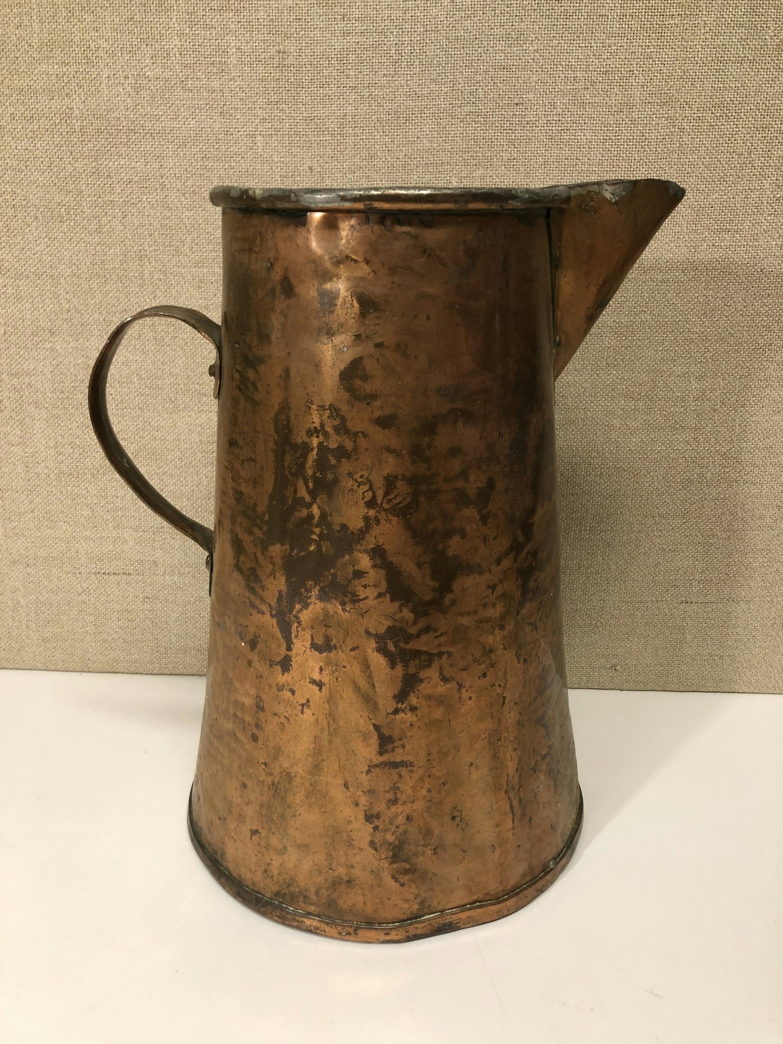 JUG, copper, 18th/19th century.