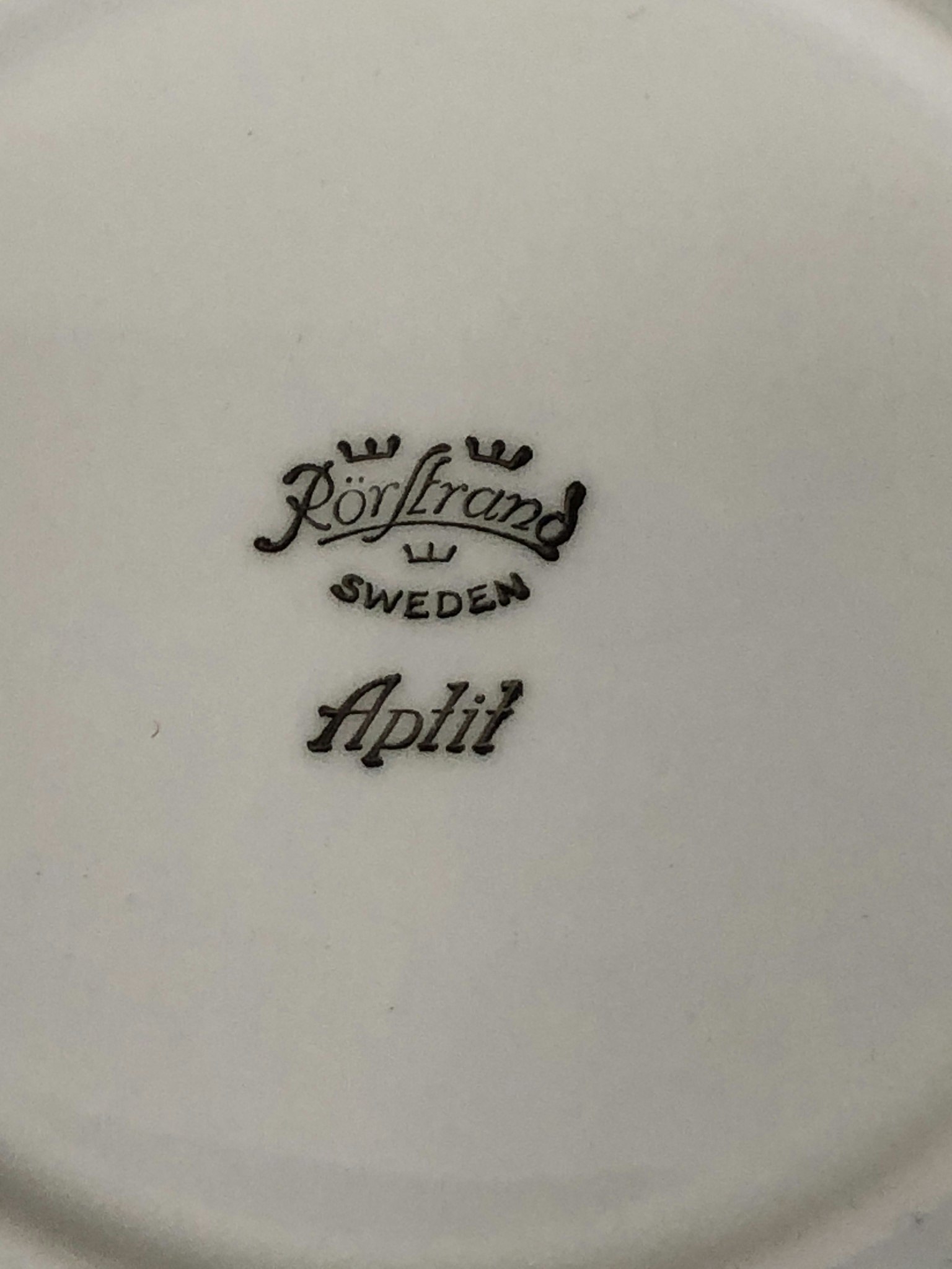 DJUPTALLRIK, porslin, "Aptit", Rörstrand.