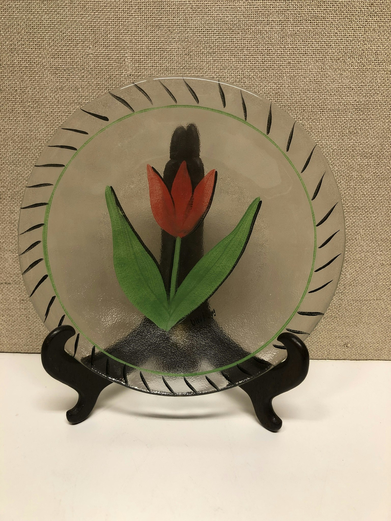 ASSIETT, glas, "Tulipa" Ulrika Hydman Vallien.