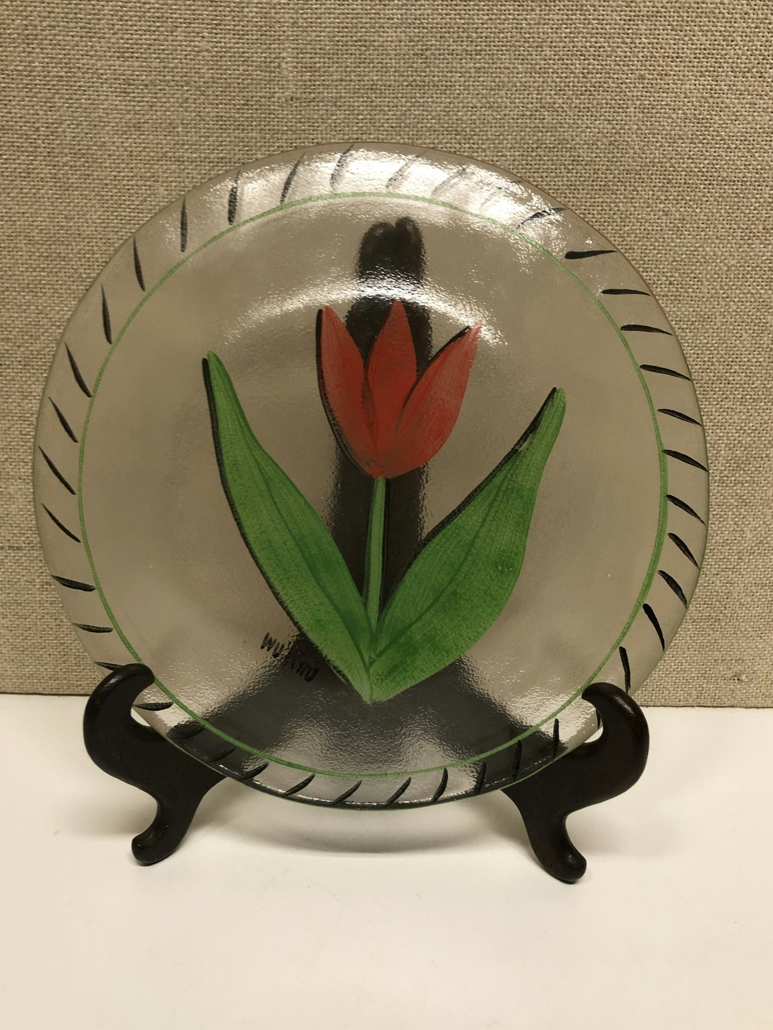 ASSIETT, glas, "Tulipa" Ulrika Hydman Vallien.