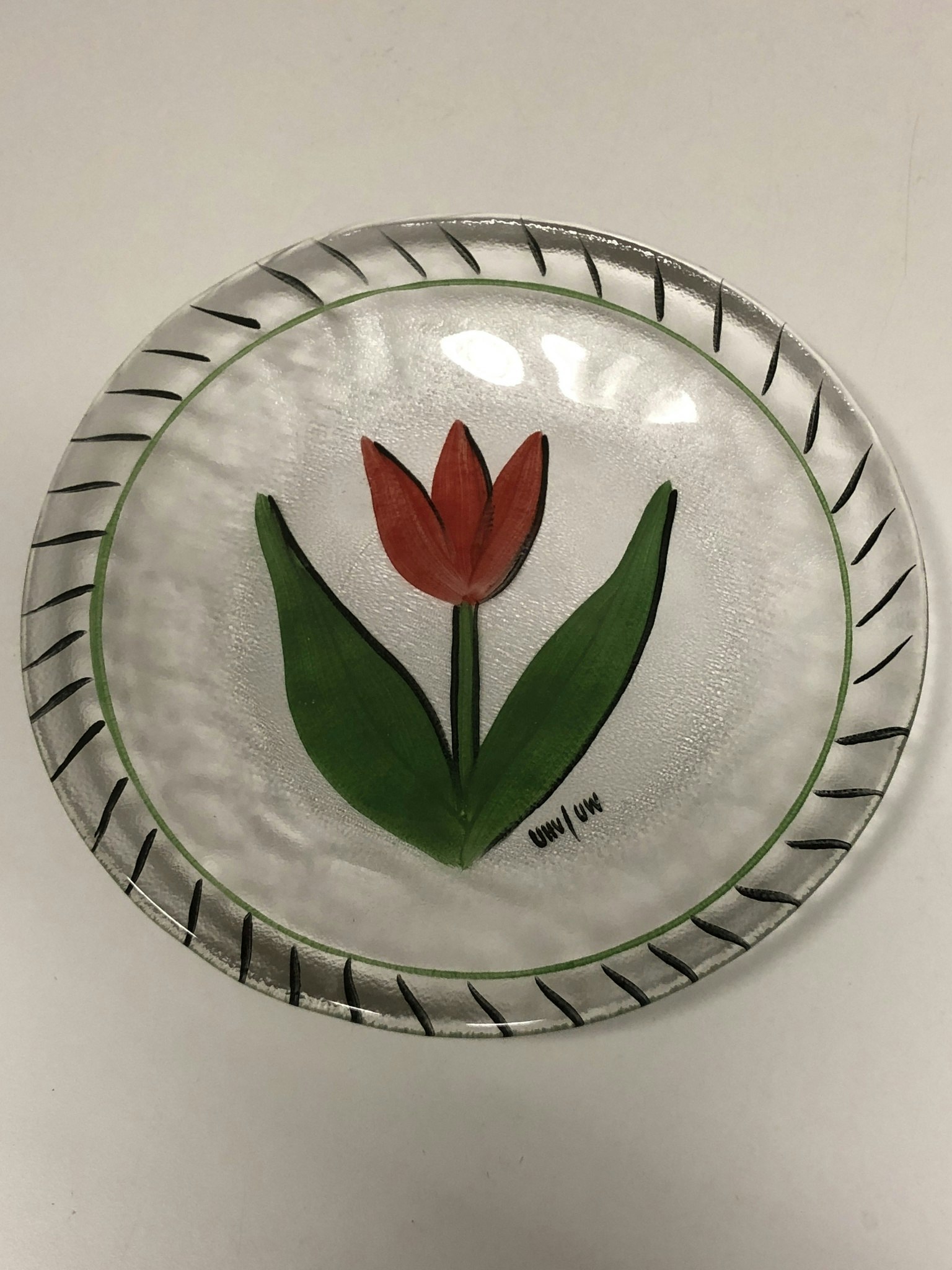 ASSIETT, glas, "Tulipa" Ulrika Hydman Vallien.