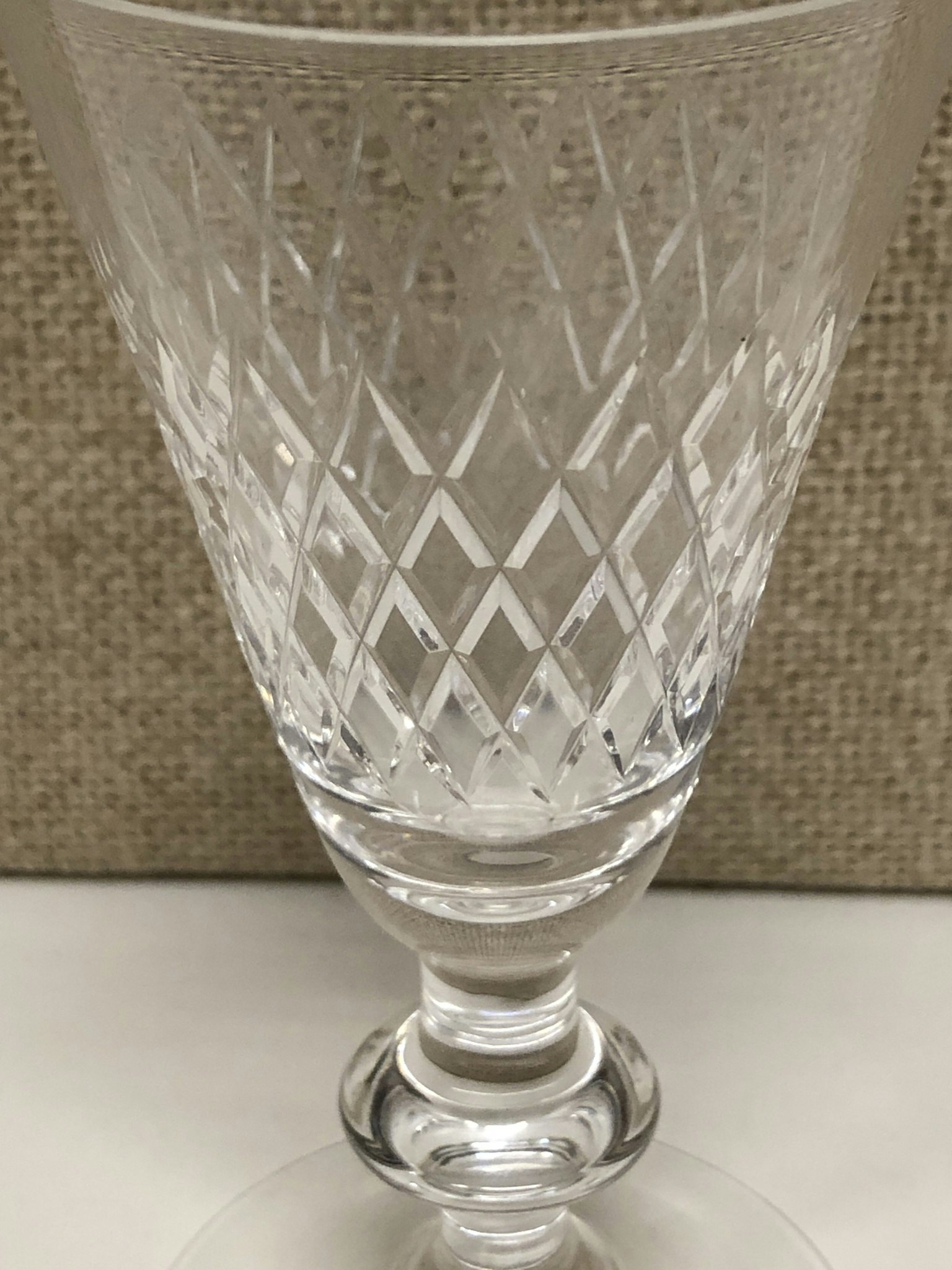 SNAPSGLAS, "Diamant" Vicke Lindstrand, Kosta.