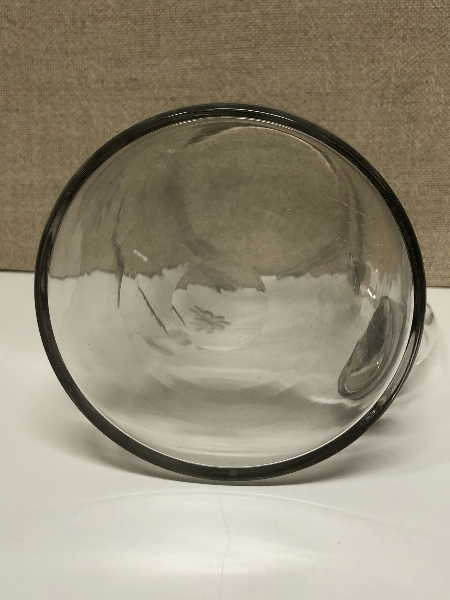 BURNER, glass, early 20th century.