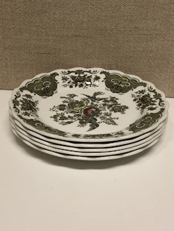 APPETIZER PLATES 5 pcs. porcelain, "Windsor", Ridgway of Staffordshire, England.