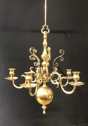 LJUSKRONA, Skultuna No. 205 mässing, barockstil,