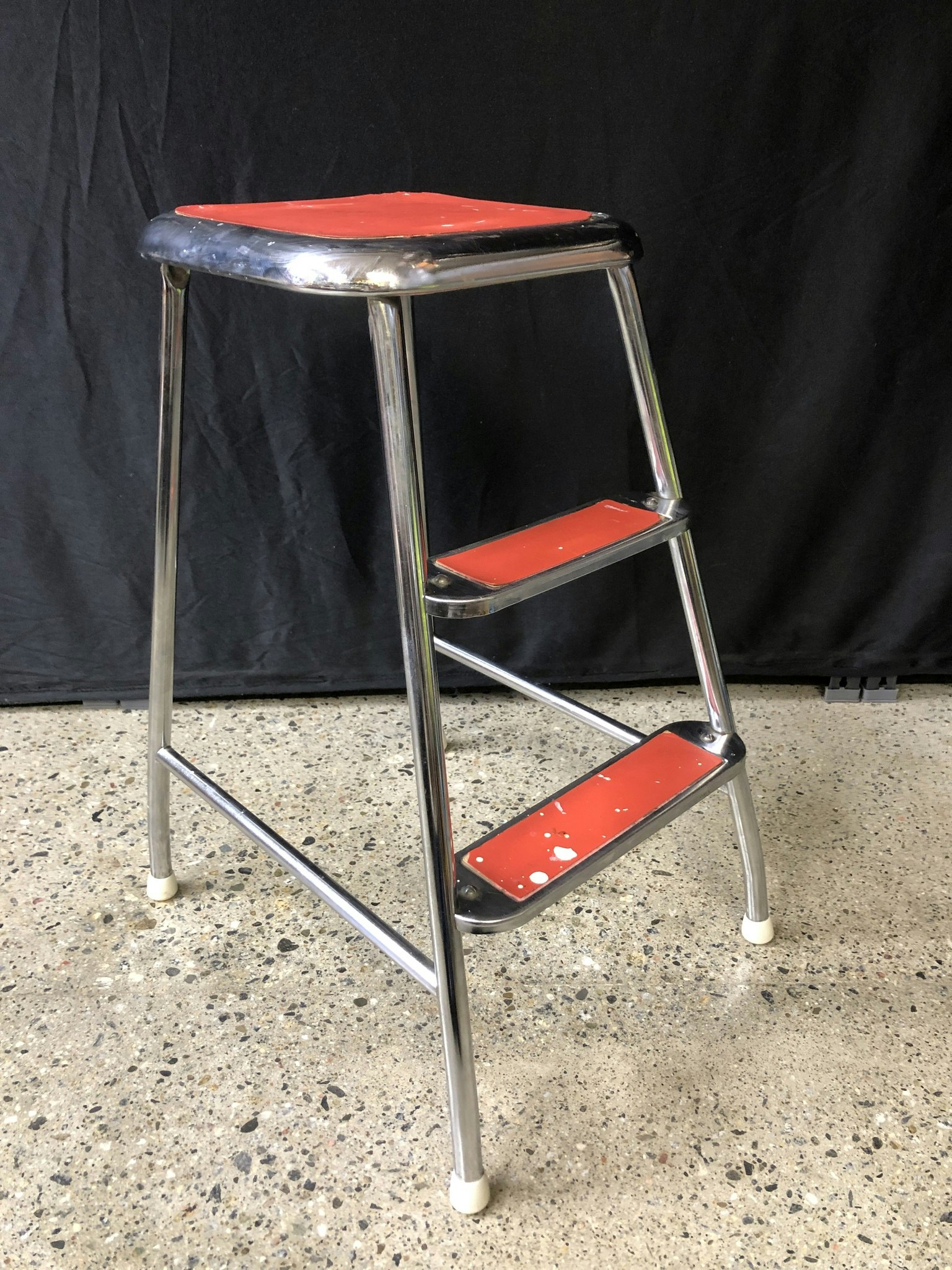STAIRCASE, metal, 1950s/60s.