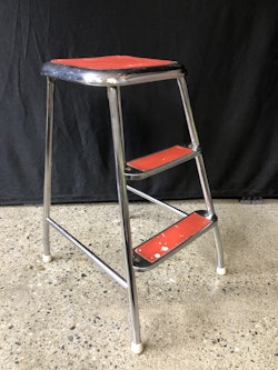 TRAPPSTEGSPALL, metall, 1950/60-tal.