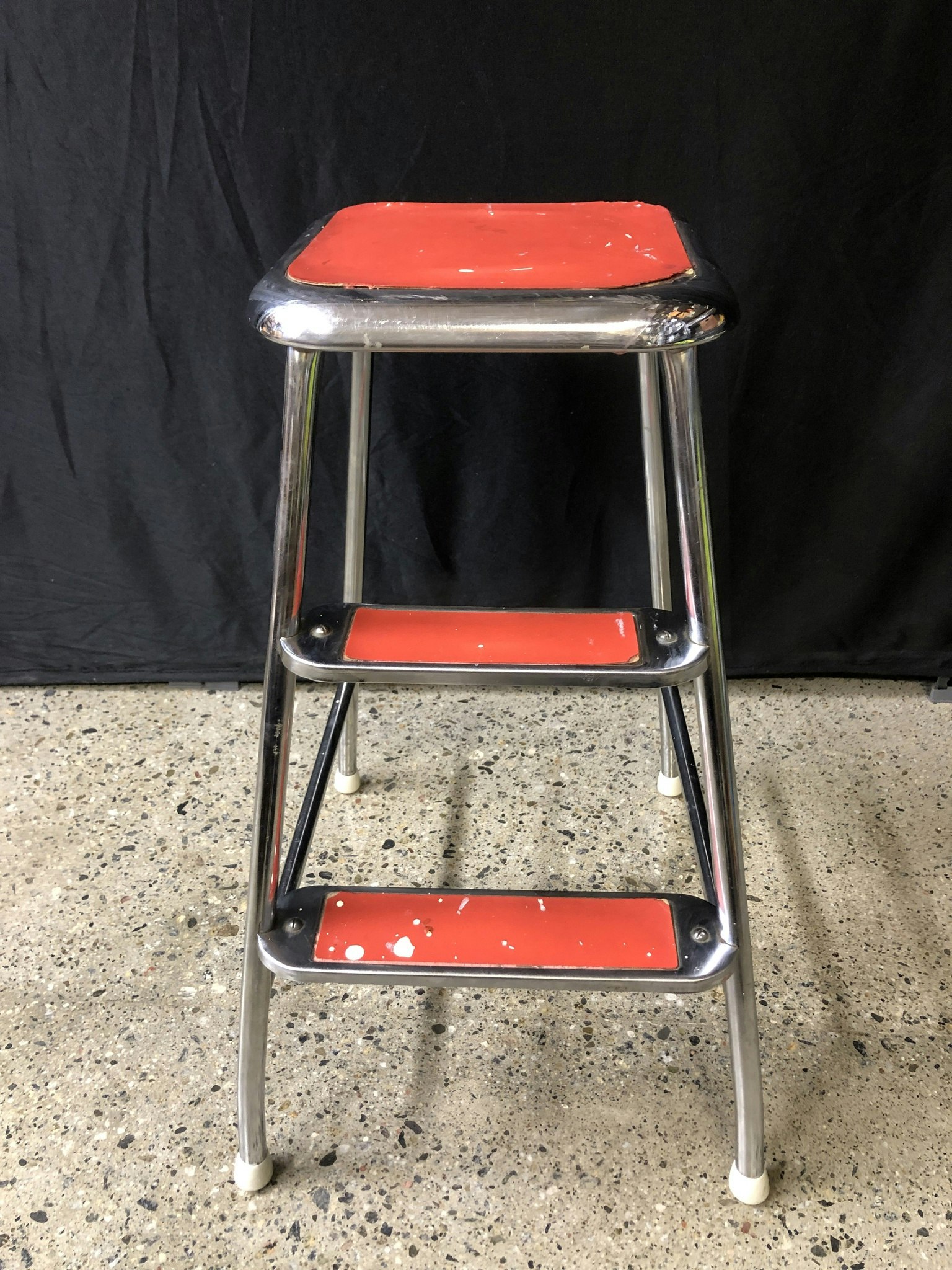 STAIRCASE, metal, 1950s/60s.