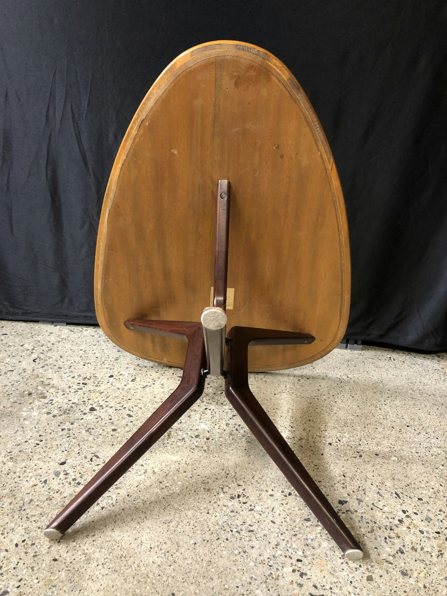COFFEE TABLE, teak/beech, Möbelbolaget Tranås, mid-20th century.