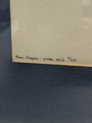 BECK & JUNG, litografi, "Computer ink plot", signerad, daterad 1983 samt numrerad 9/225