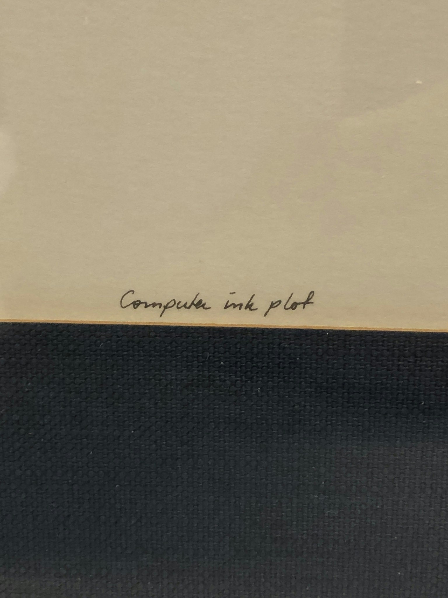 BECK & JUNG, litografi, "Computer ink plot", signerad, daterad 1983 samt numrerad 114/150