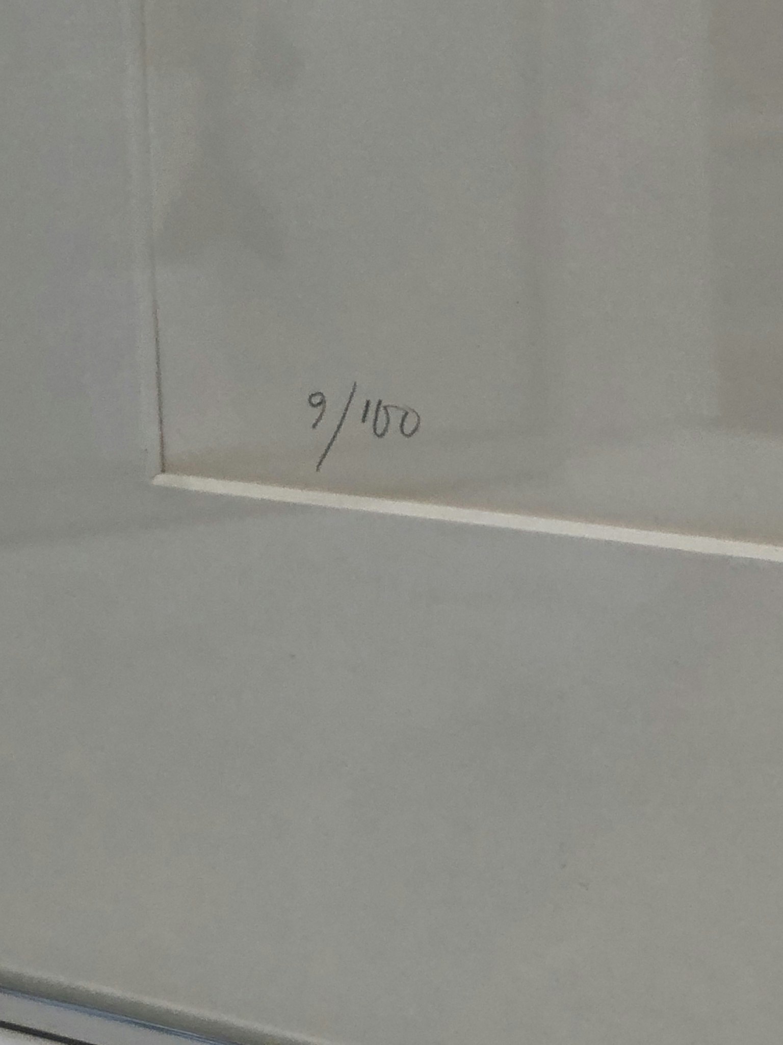 OSCAR REUTERSVÄRD, litografi, "Omöjlig figur" signerad samt numrerad 9/100