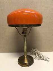 STRINBERGS LAMP, brass/glass, first half of the 20th century.