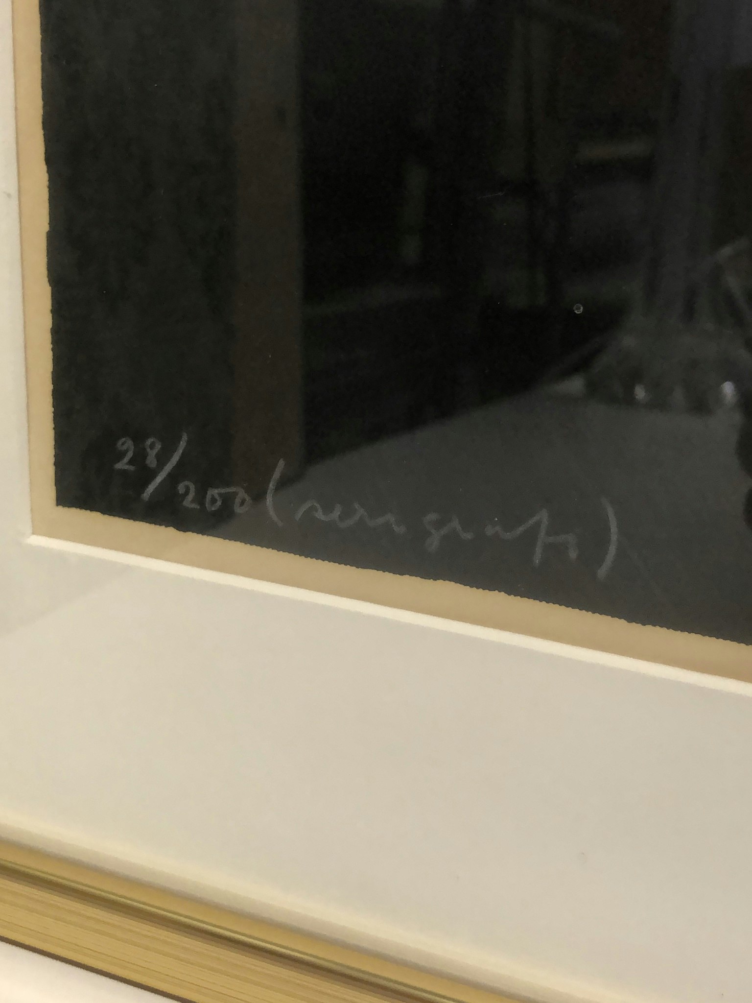 BENG LINDSTRÖM, litografi, " komposition" signerad samt numrerad 28/200.