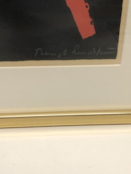 BENG LINDSTRÖM, litografi, " komposition" signerad samt numrerad 28/200.