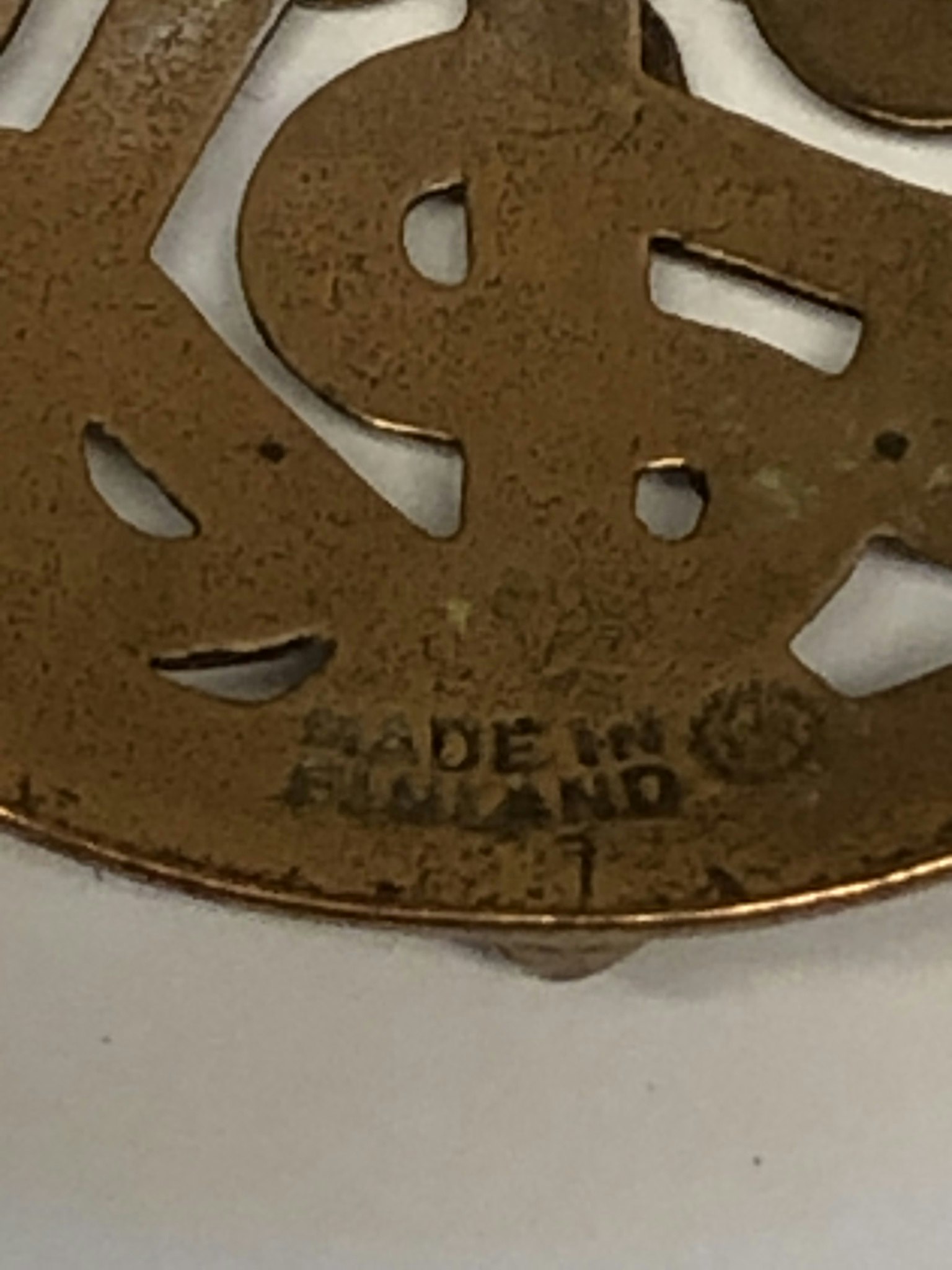 Kalevala hänge brons, Finland