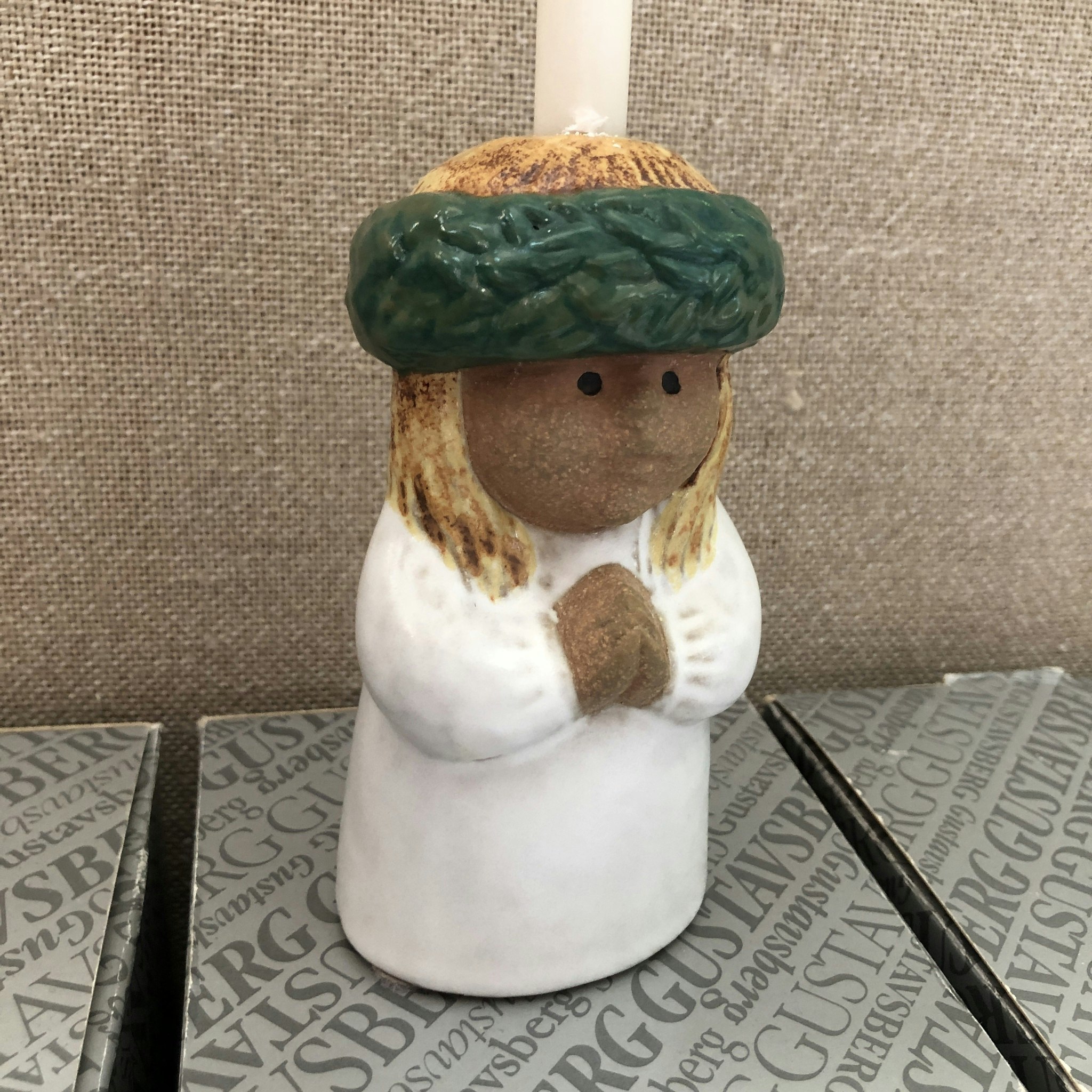 Figuriner Luciatåget "Advent" Lisa Larson Gustavsberg 1980-90tal