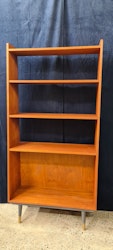 BOKHYLLA, teak, Bränntorps, 1960-tal.