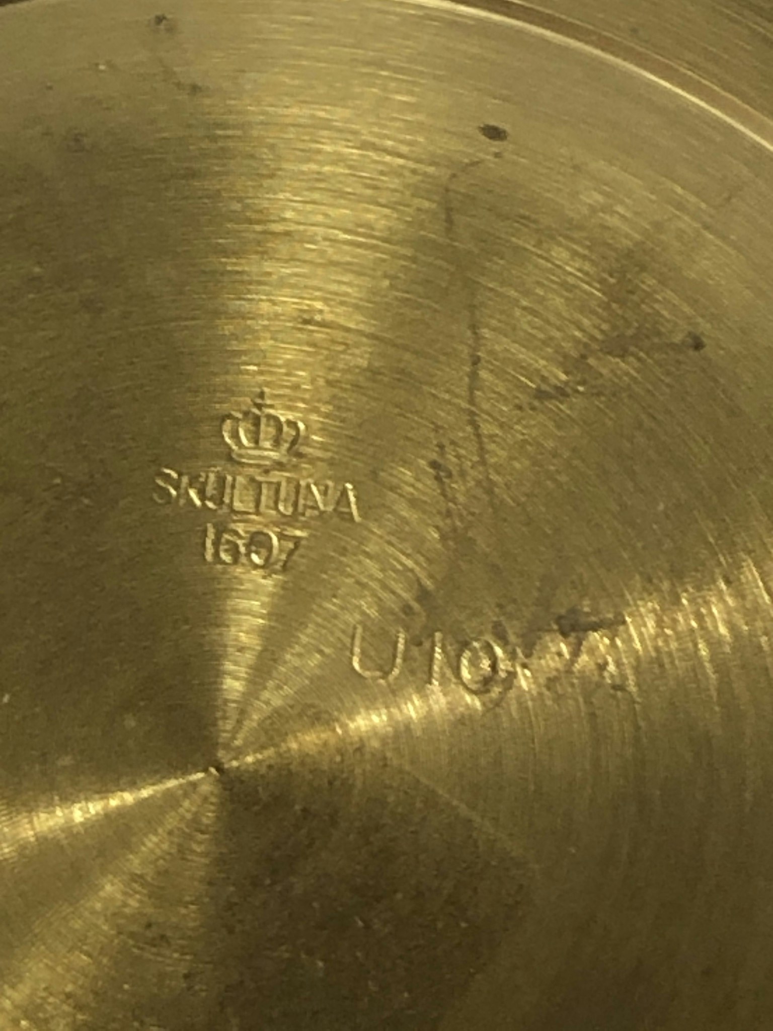 VAS, mässing, no. 94, Skultuna, Messingsbruk, Sweden.