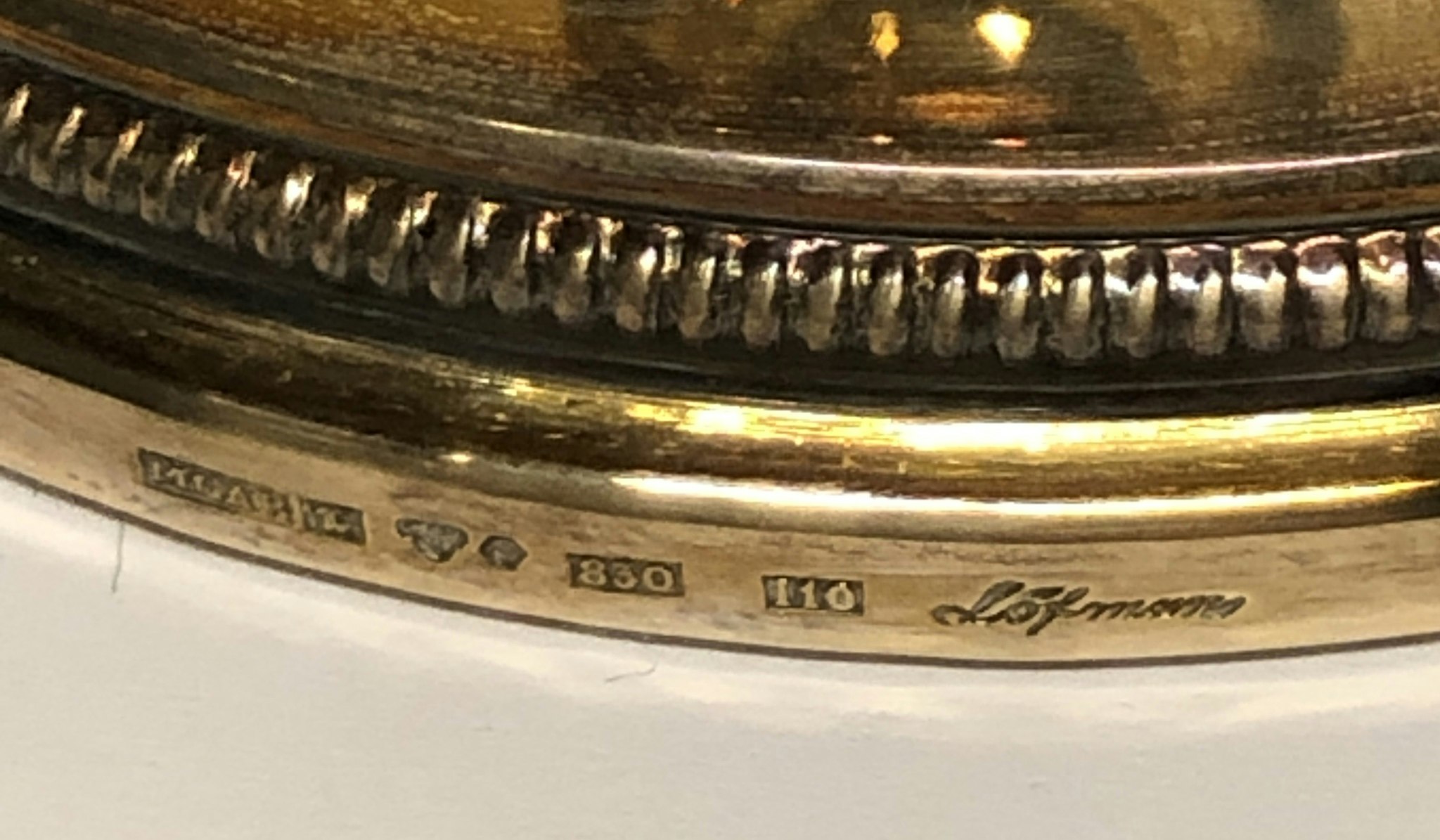 CANDLESTICKS, a pair, silver, MGAB, Eric Löfman, Uppsala, 1983.