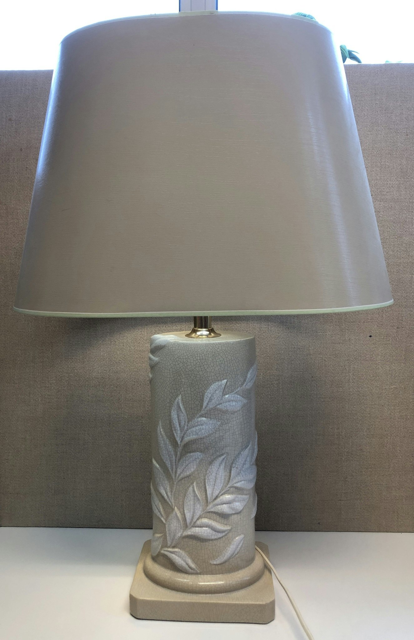 BORDSLAMPA, porslin, 1980-tal.