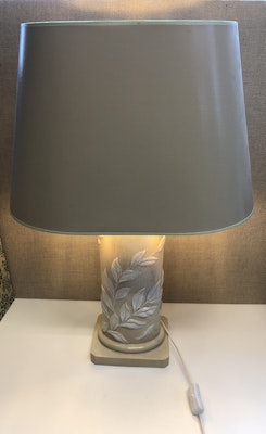 BORDSLAMPA, porslin, 1980-tal.