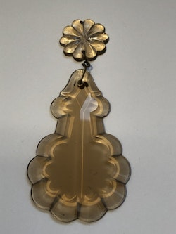 PRISMA, glas, lövformat, 1900-talets mitt.
