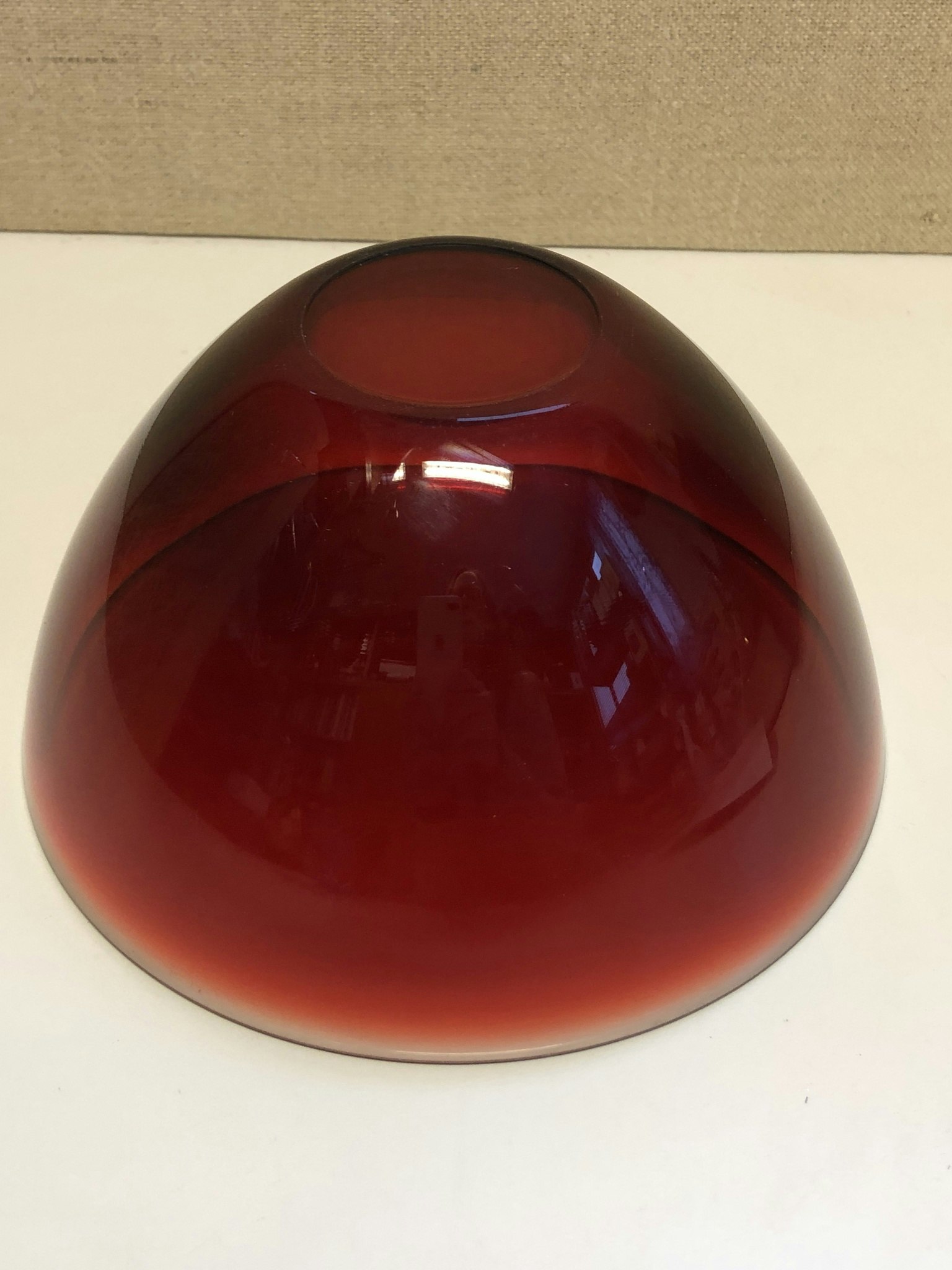 SKÅL, glas, "Fuga", Sven Palmqvist, Orrefors, 1900-talets andra hälft.