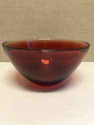 BOWL, glass, "Fuga", Sven Palmqvist, Orrefors.