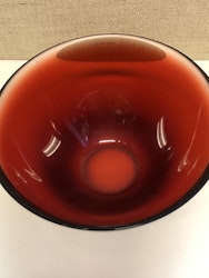 BOWL, glass, "Fuga", Sven Palmqvist, Orrefors.