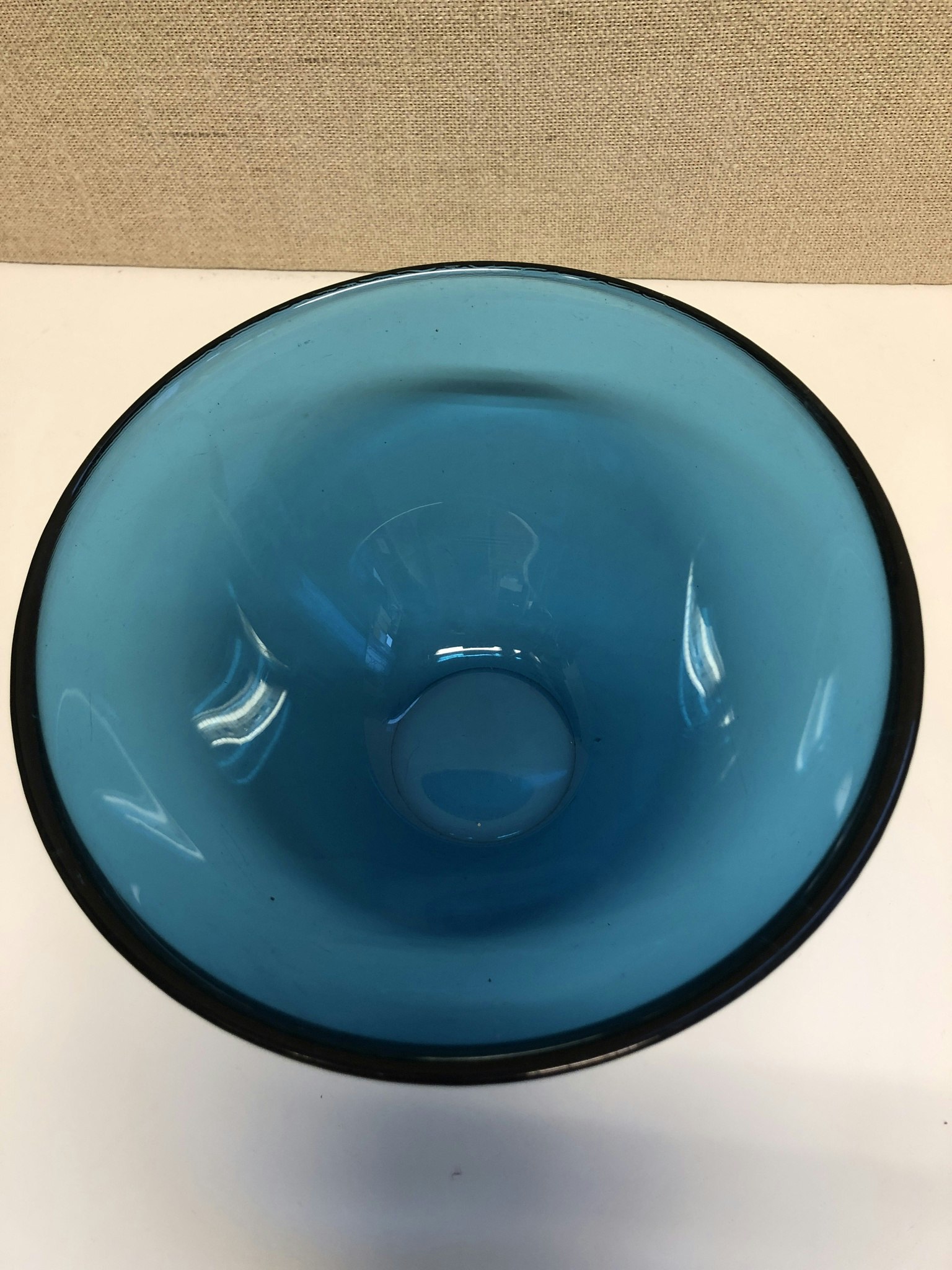 BOWL, glass "Fuga" Sven Palmqvist, Orrefors, second half of the 20th century.