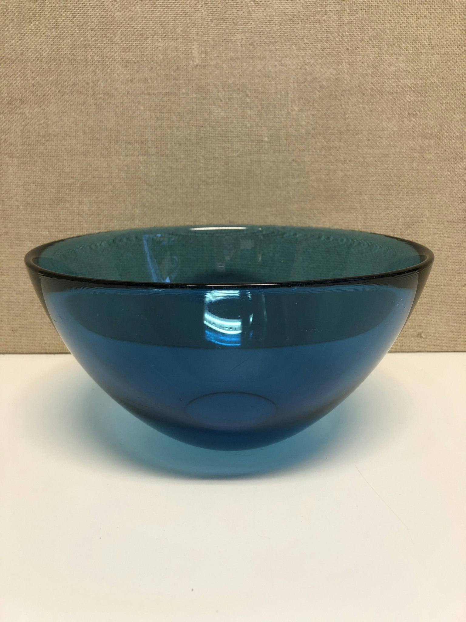 BOWL, glass "Fuga" Sven Palmqvist, Orrefors, second half of the 20th century.