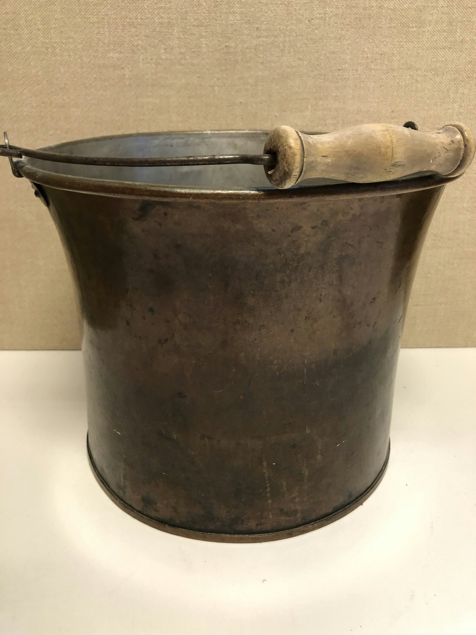 BUCKET, copper, 15 liters, early 20th century.